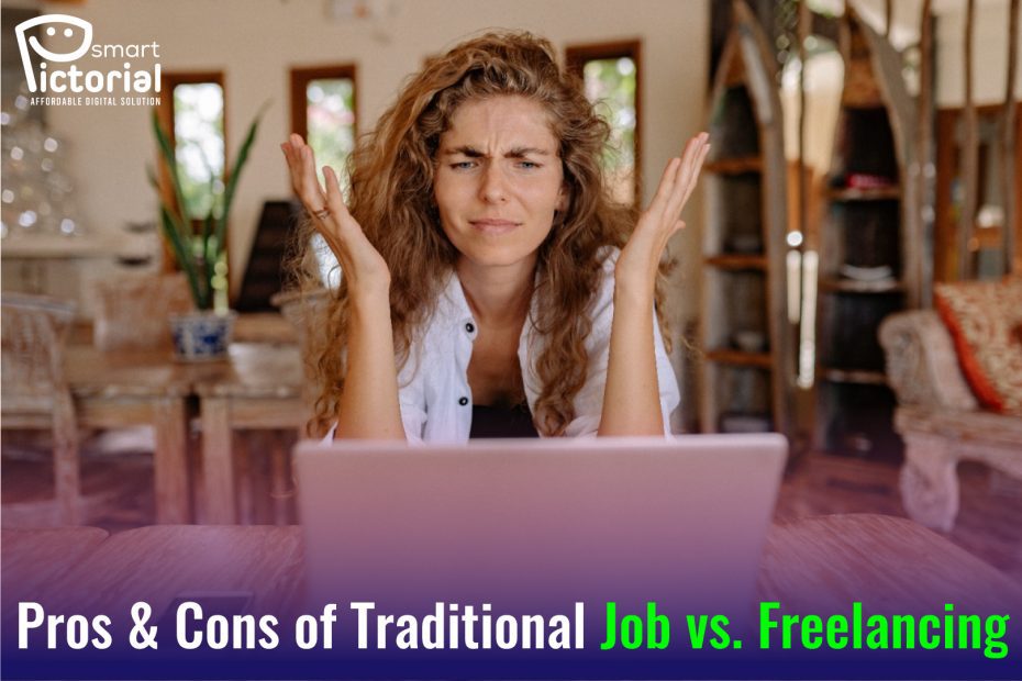 traditional job vs. freelancing
