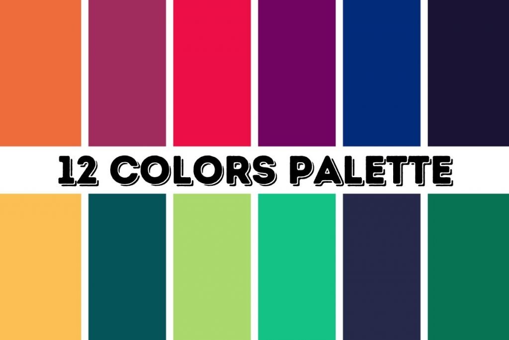 12 Colors Palette